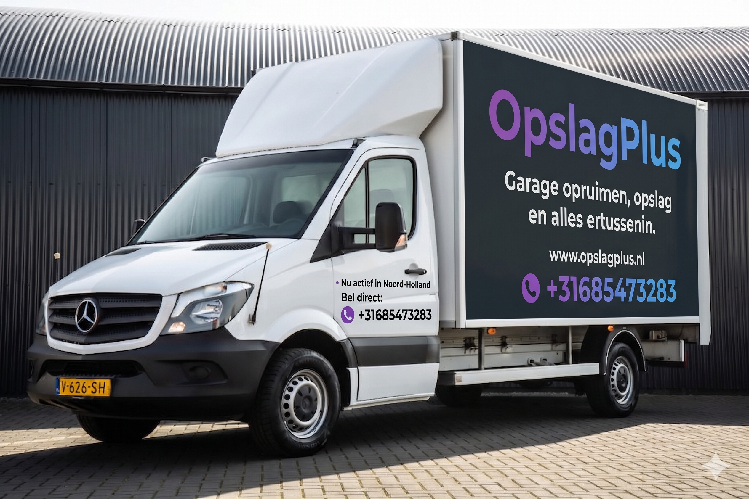 Onze OpslagPlus bakwagen