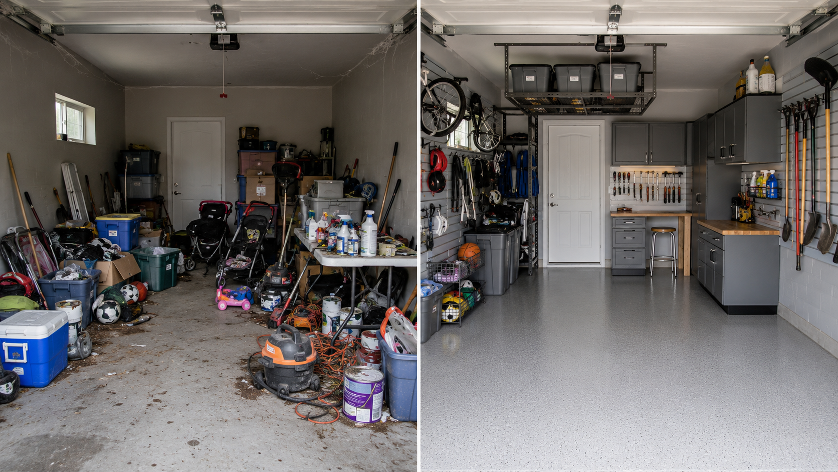 Volledige garage make-over