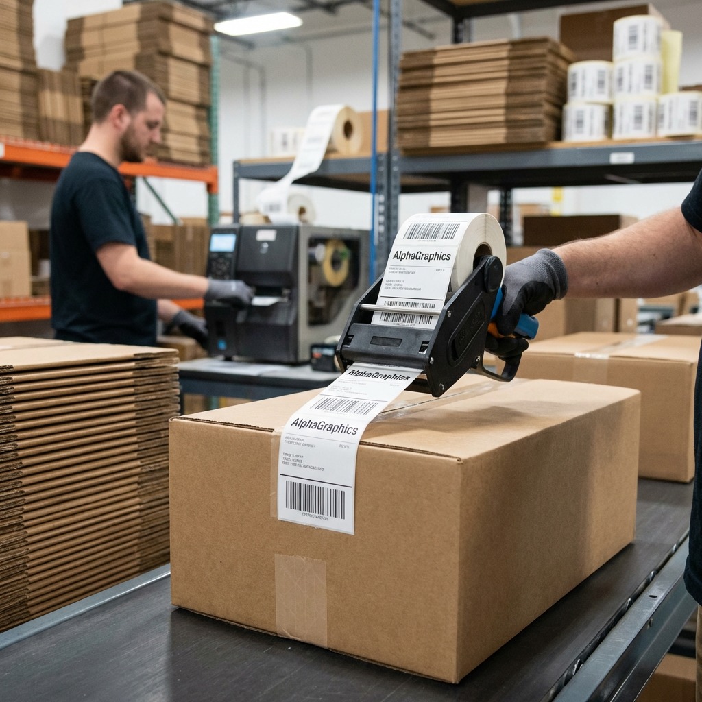 Hands-on labelen en palletiseren